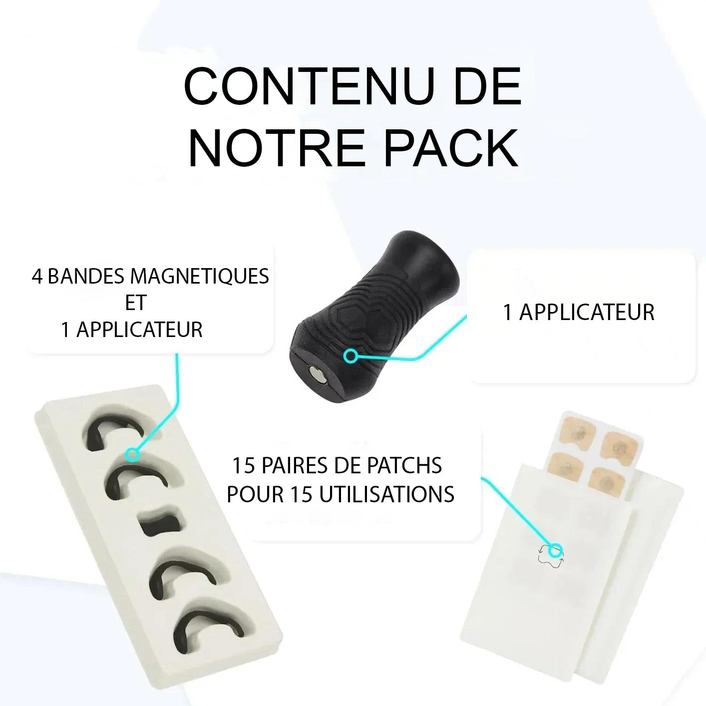 Pack Anti-Ronflement Somfyx : 30 Patchs Nasaux, 15 Jours